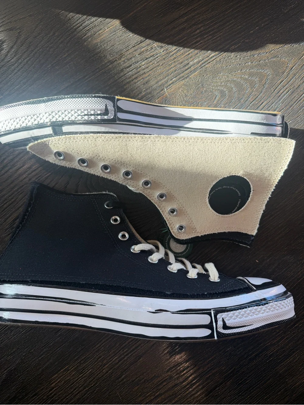Converse Chuck 70 High x Joshua Vides Interchangeable Panels- men’s size 11.5